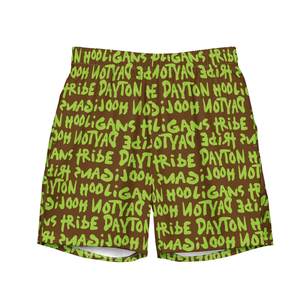 Stephen Sprouse - Swim trunks - Brown/Green