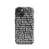 Stephen Sprouse - Tough Case for iPhone® - Black/White