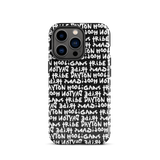 Stephen Sprouse - Tough Case for iPhone® - Black/White