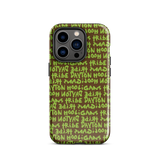 Stephen Sprouse - Tough Case for iPhone® - Brown/Green