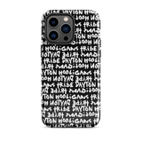 Stephen Sprouse - Tough Case for iPhone® - Black/White