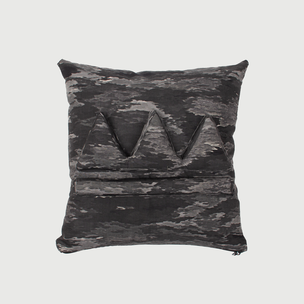 3D Logo Pillow - Ghost Camo