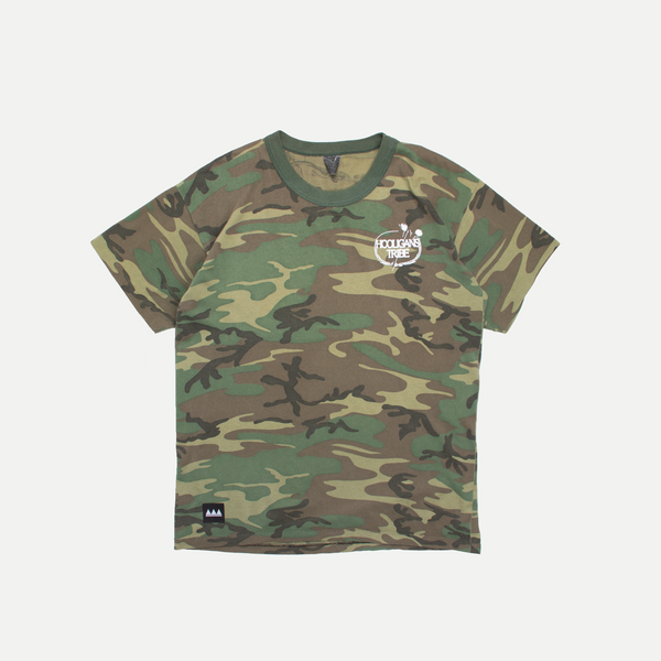 HT x oldboyblue - HT VINTAGE ♻️ WOODLAND CAMO T-SHIRT