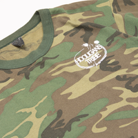 HT x oldboyblue - HT VINTAGE ♻️ WOODLAND CAMO T-SHIRT