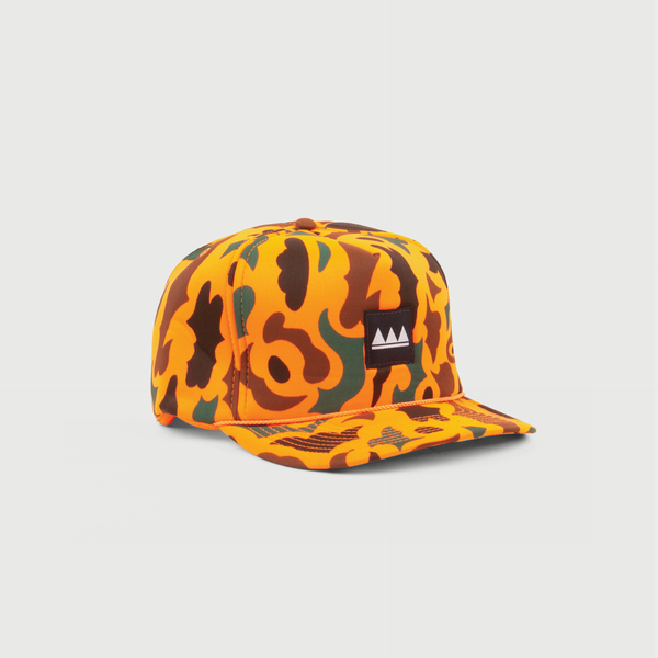 Foam Camo Trucker 3 - Orange