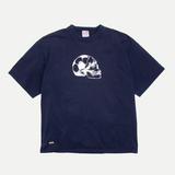 HT x oldboyblue - FOOTBALL HEAD 90's VINTAGE ♻️ NAVY T-SHIRT